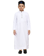 Amaira Wear — boys white cotton jubba kurta