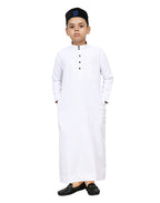 Amaira Wear — boys white cotton jubba kurta