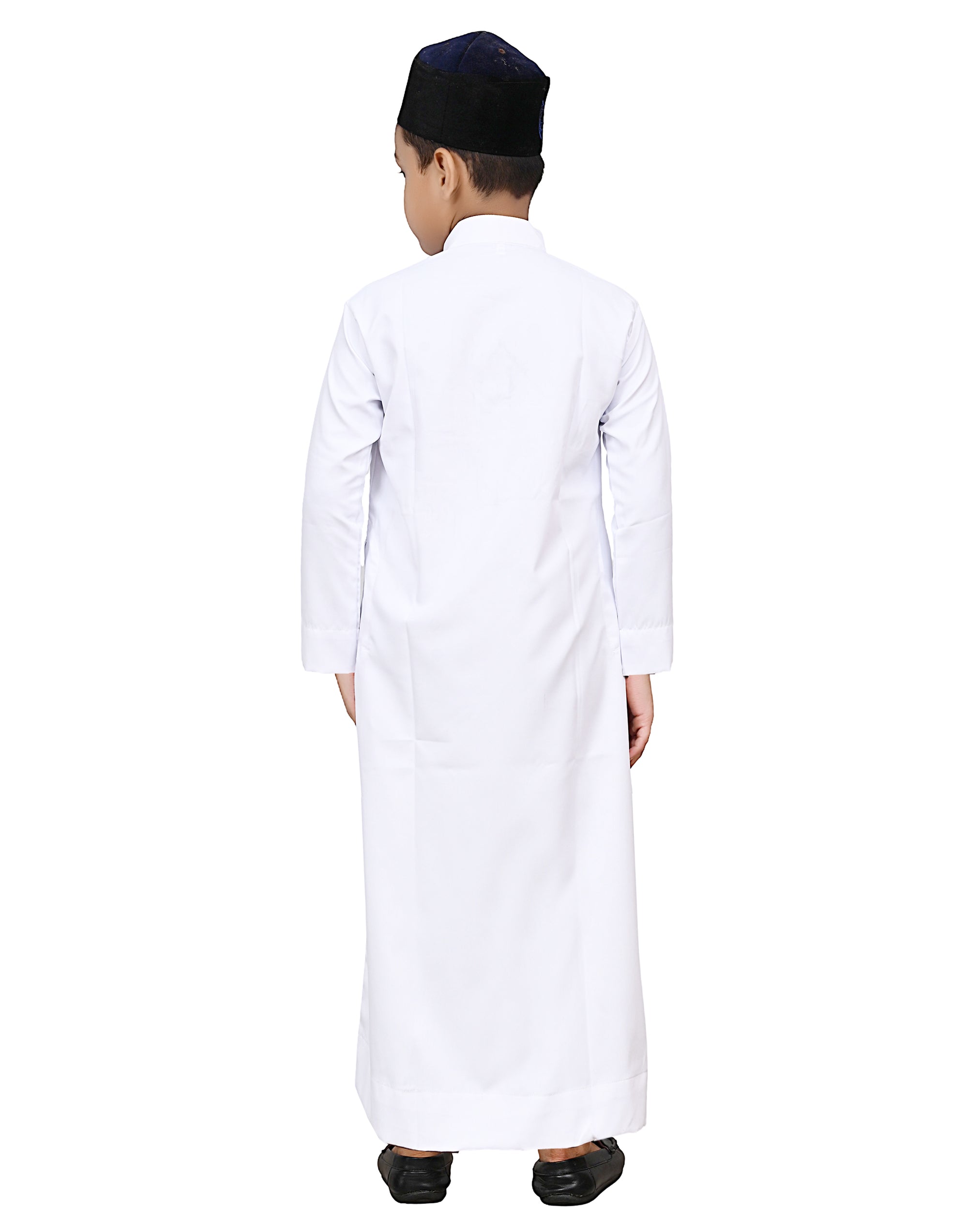 Amaira Wear — boys white cotton jubba kurta