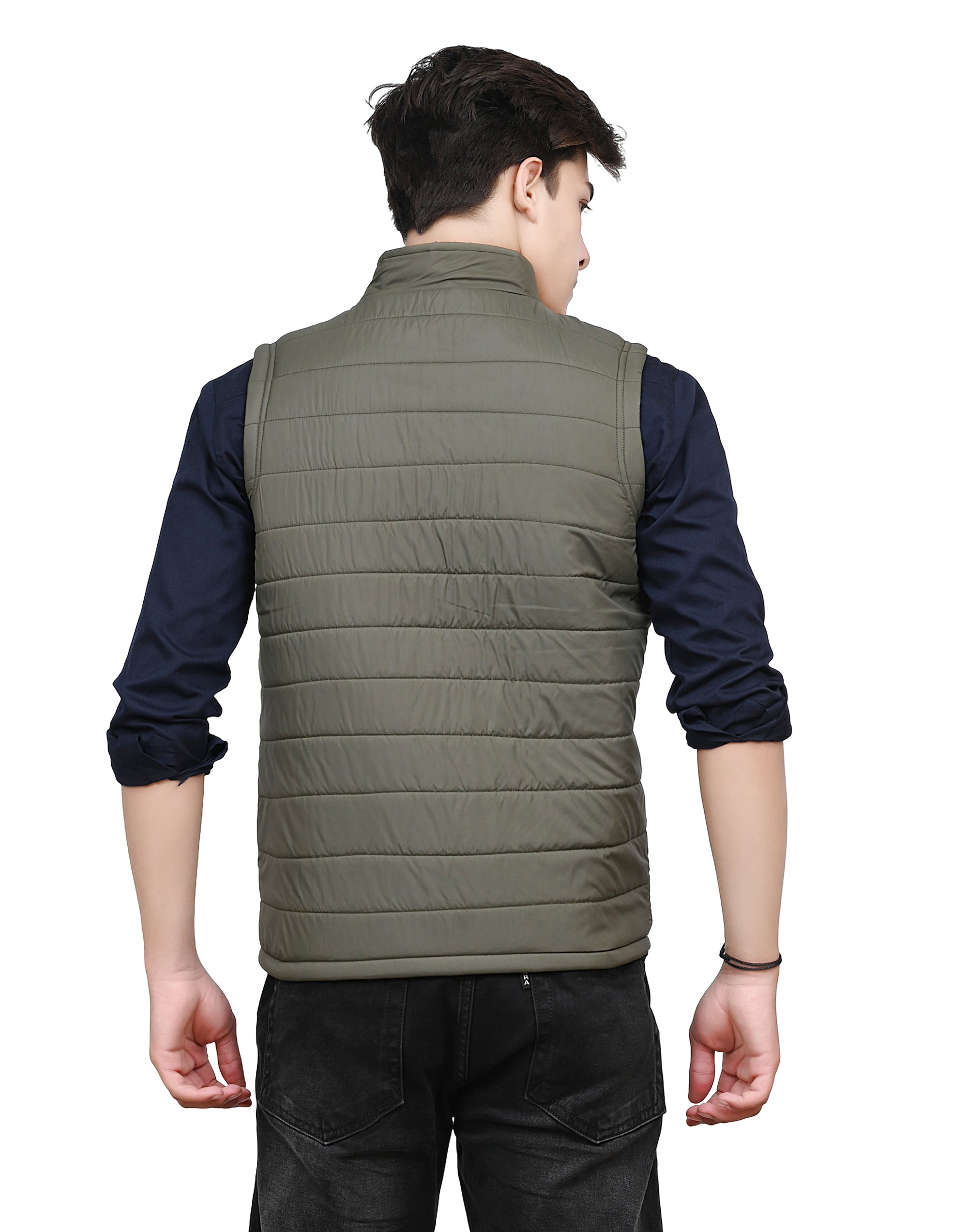 Amaira Wear — men’s reversible quilted Nehru jacket (bandi)