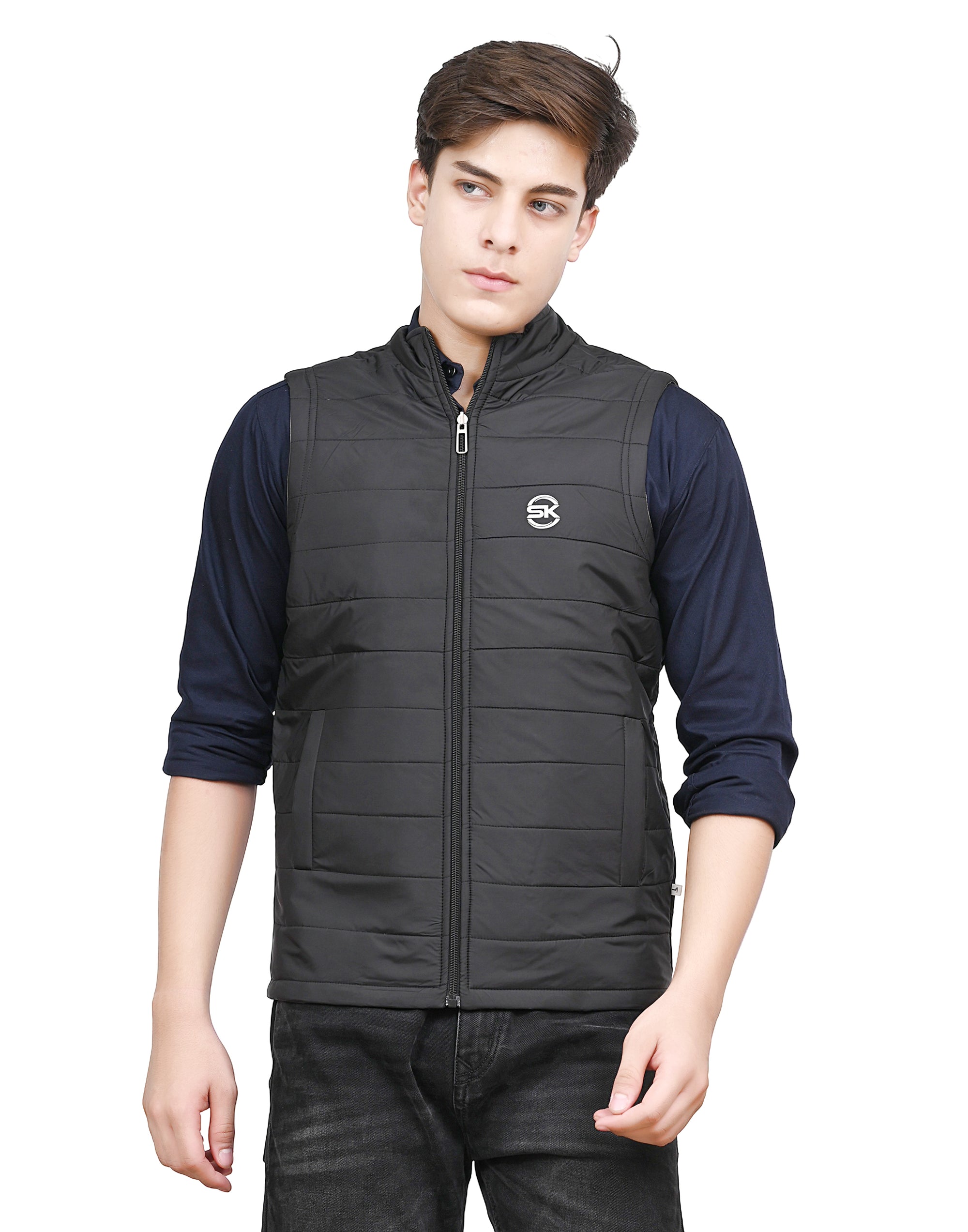 Amaira Wear — men’s reversible quilted Nehru jacket (bandi)