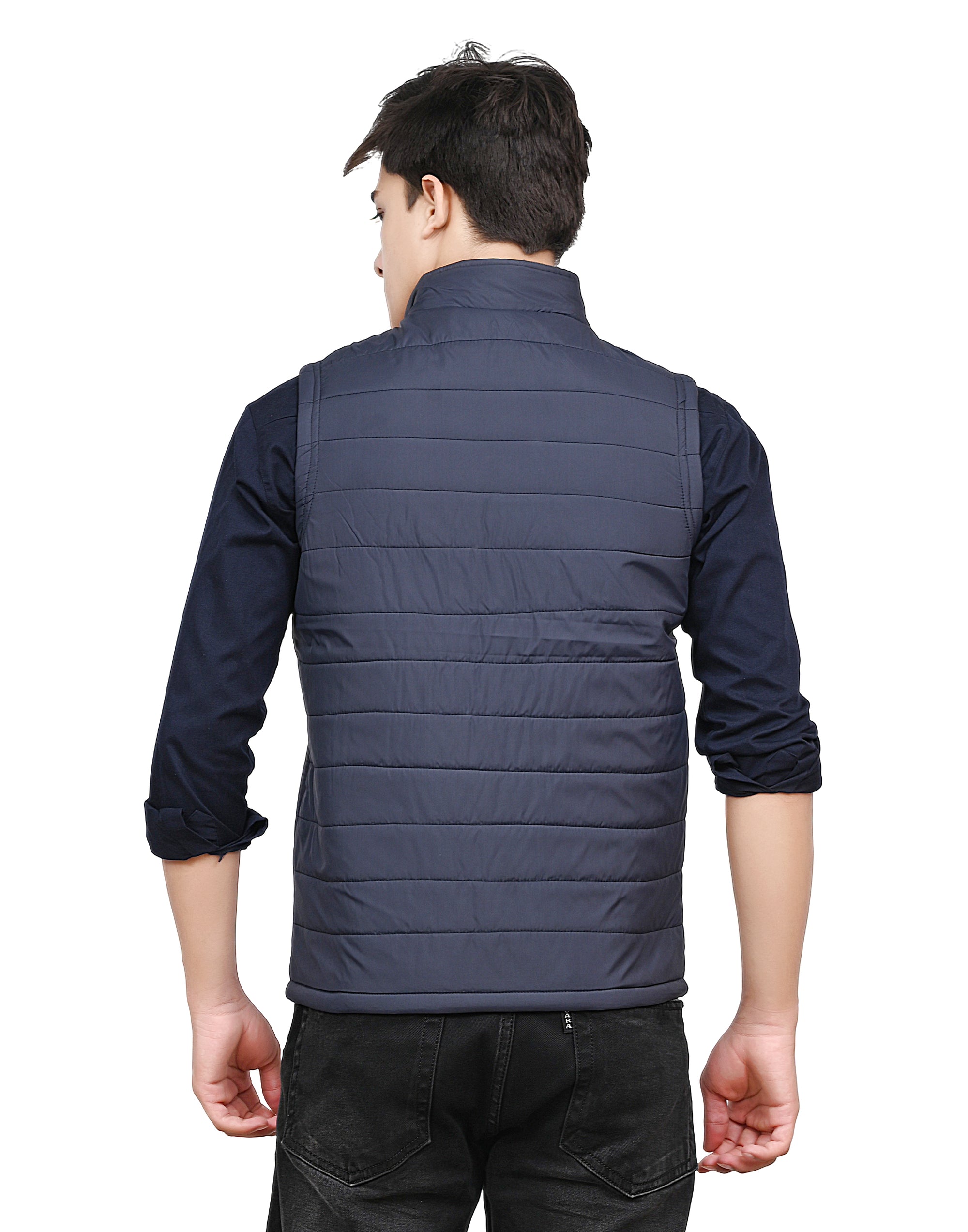 Amaira Wear — men’s reversible quilted Nehru jacket (bandi)