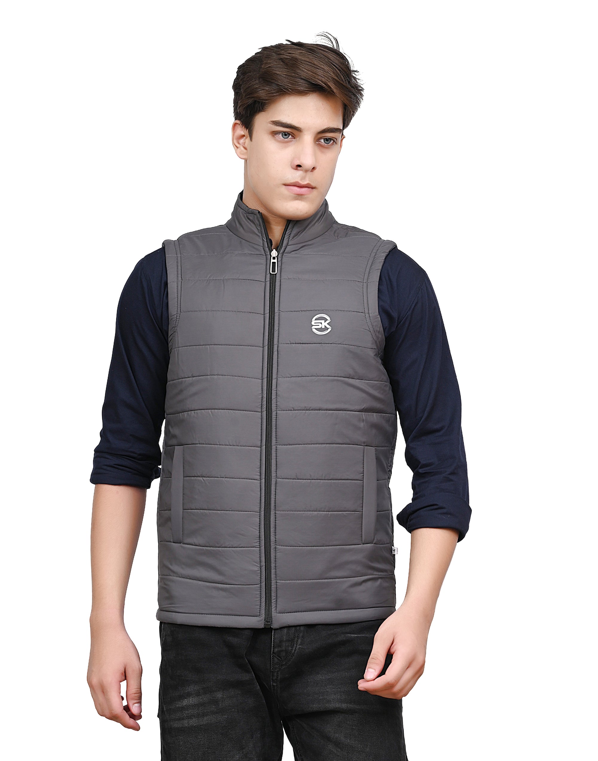 Amaira Wear — men’s reversible quilted Nehru jacket (bandi)