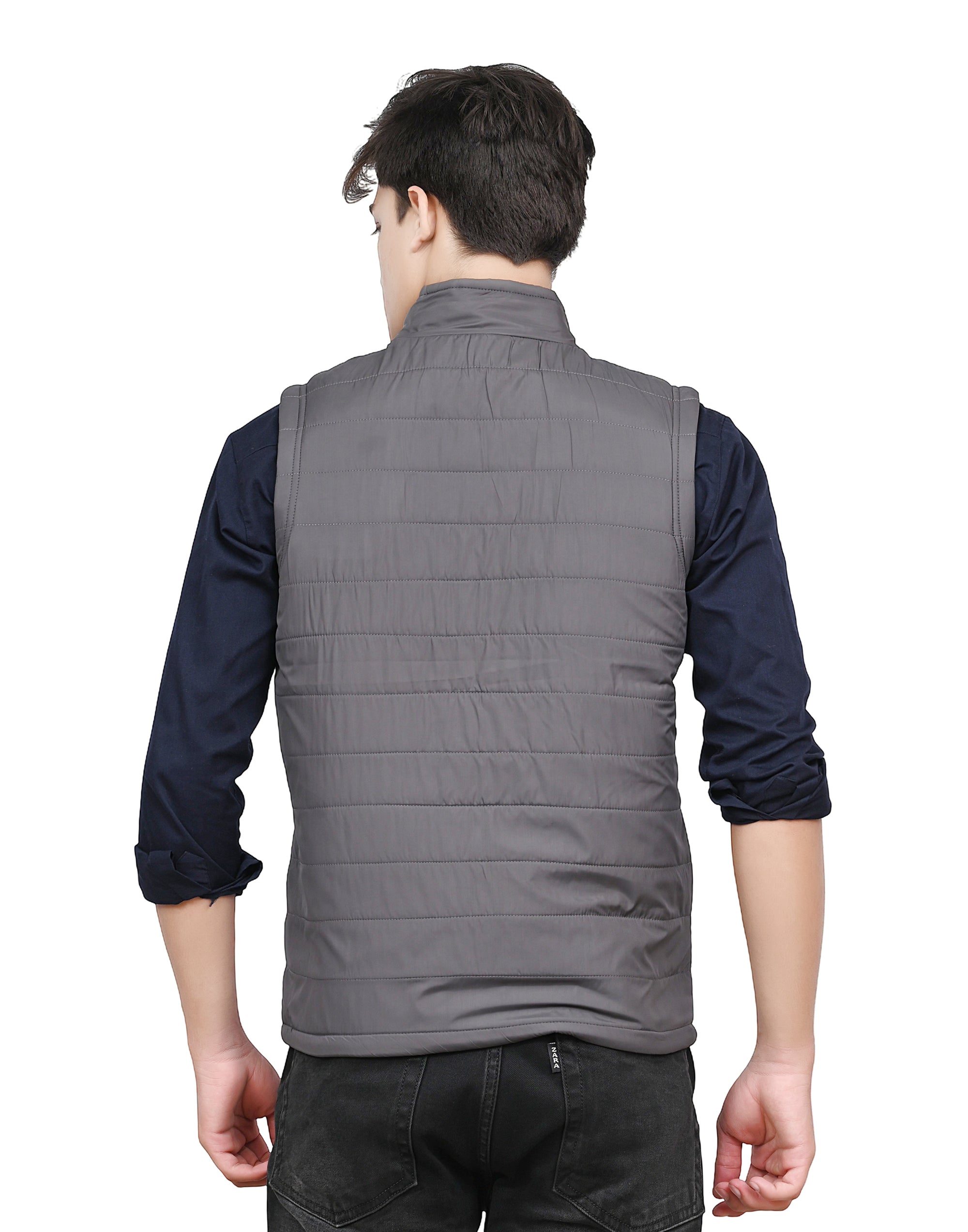 Amaira Wear — men’s reversible quilted Nehru jacket (bandi)