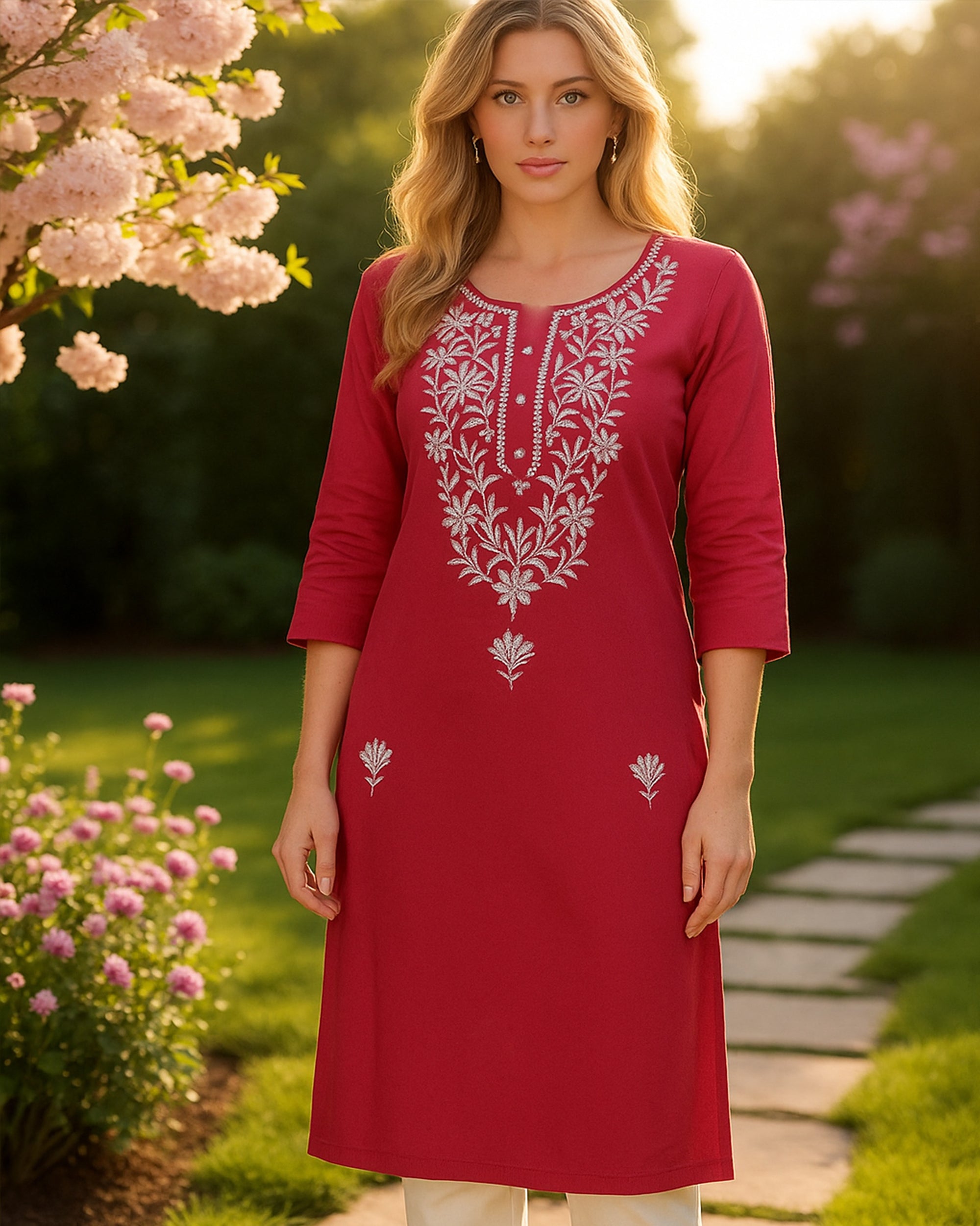 Amaira Wear — women’s embroidered kurta